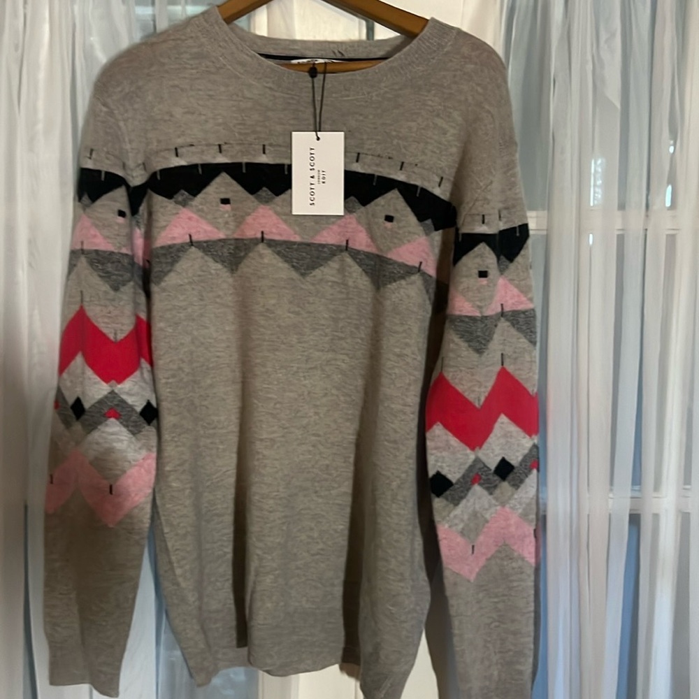 SCOTT & SCOTT LONDON Fifi Merino Wool Cashmereblend Sweater Women’s Size Small